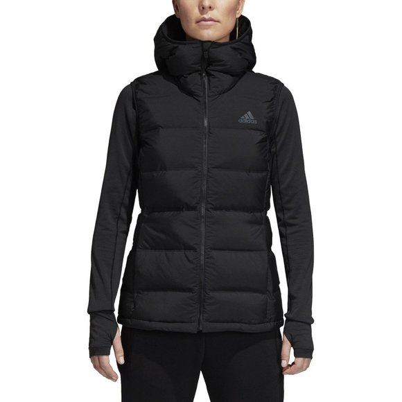 adidas helionic down hooded vest